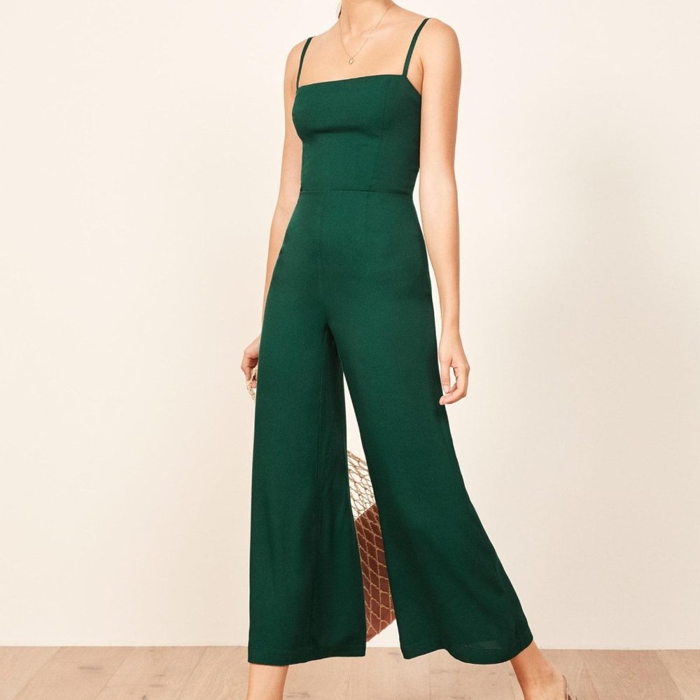 Reformation Green Guatemala Jumpsuit